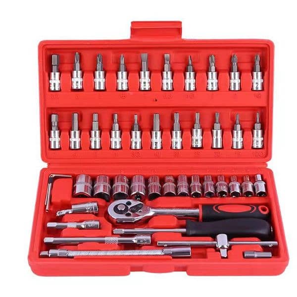 46 Pcs Steelnais Steel Tool Kit Set 0