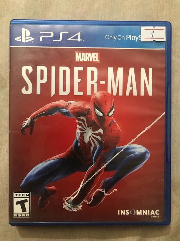 marvel spiderman ps4 0