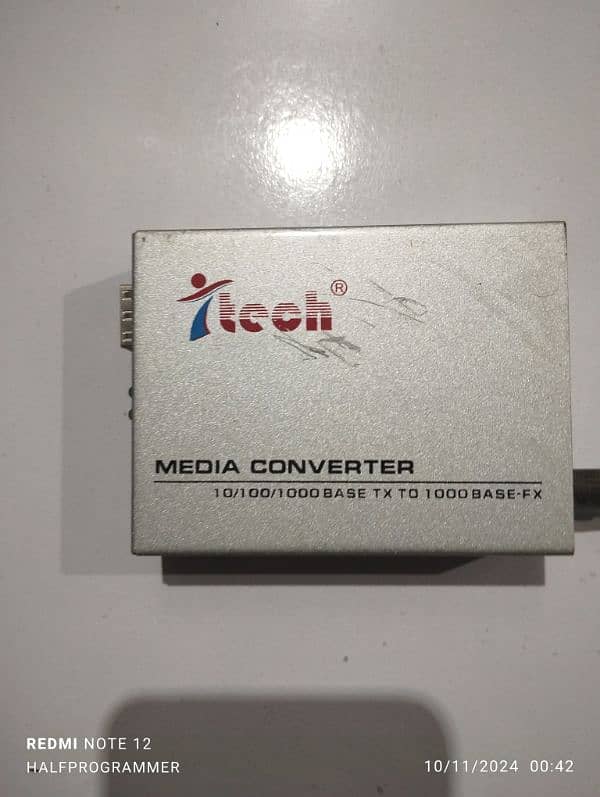 Only 10days used media Converter for  Sale 0