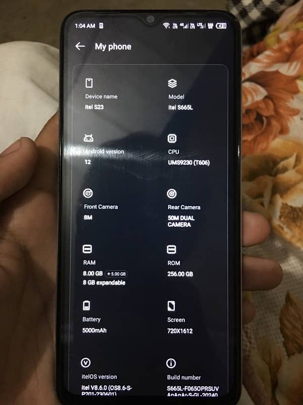 Itel s23 4G Just box open 4