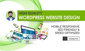 I will create Responsive WordPress Website Design or Ecommerce Website