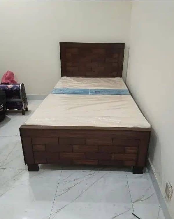 single bed wooden/Poshish bed single/furniture 3