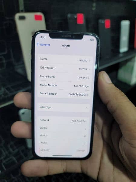 Iphone X 256GB PTA approved 3