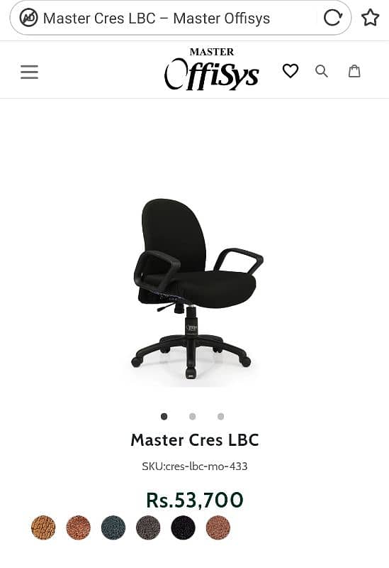 Master Branded Office Use chairs Available 6