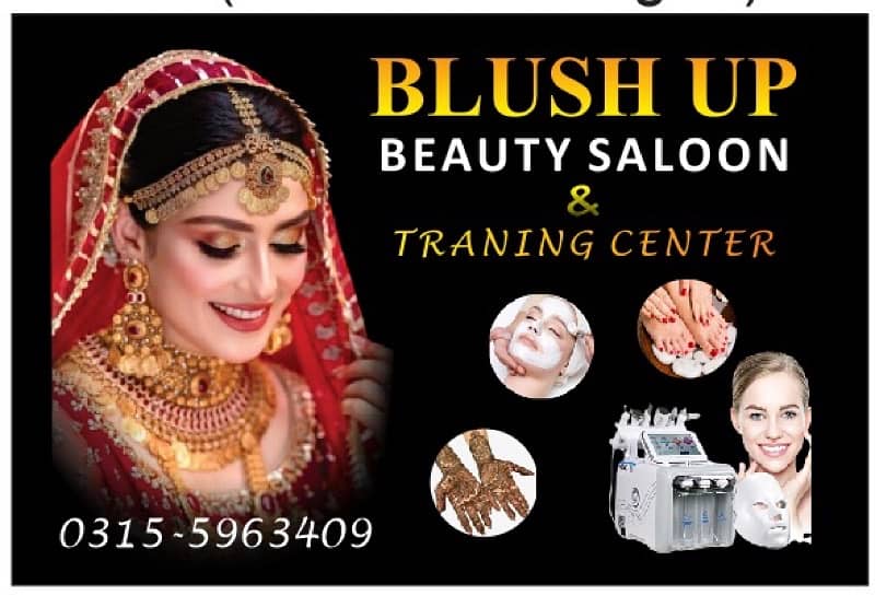 blush up Beauty salon chkri road Rawalpindi 0