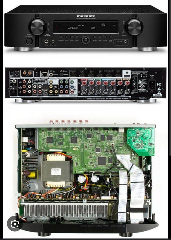 2 x Marantz  SR5005 \ NR1604 Professional Slim Line 7.1 4K Amplifier 5