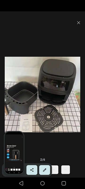 Silver Crest Air fryer 0