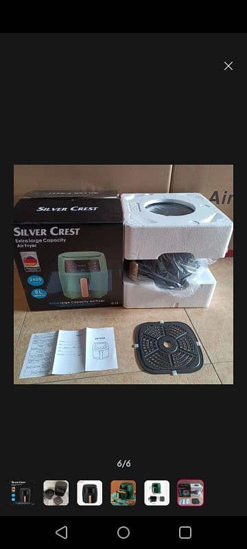 Silver Crest Air fryer 2