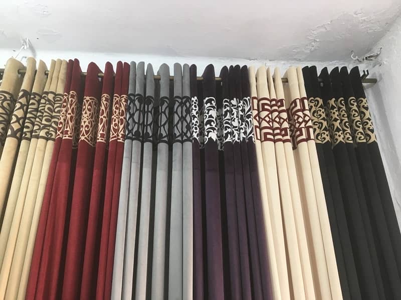 aplik curtains velvet 4.5 chorai 8 lambai 4