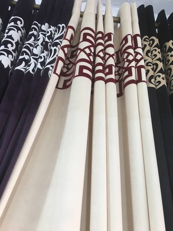 aplik curtains velvet 4.5 chorai 8 lambai 9