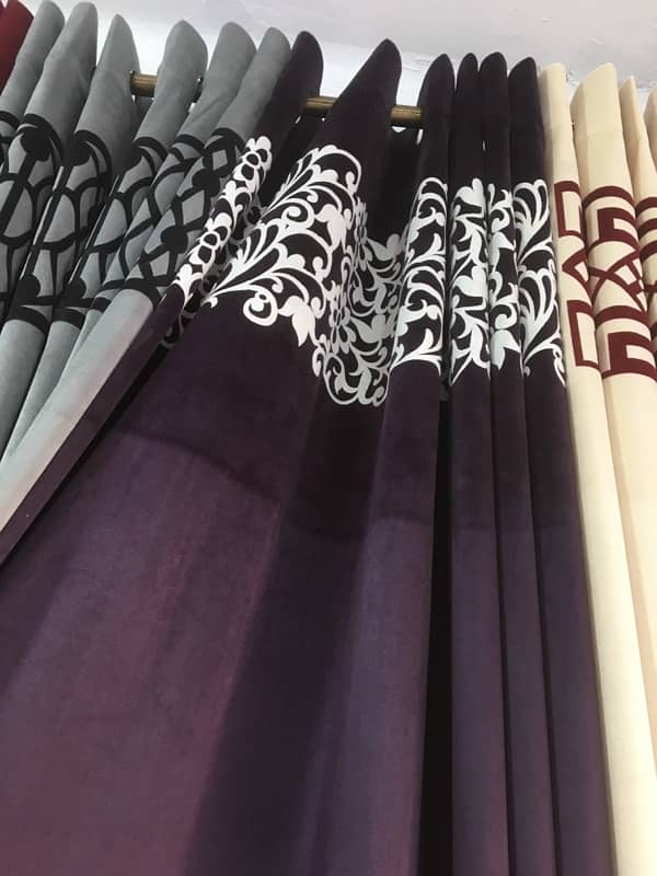 aplik curtains velvet 4.5 chorai 8 lambai 10