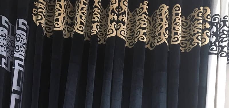 aplik curtains velvet 4.5 chorai 8 lambai 12