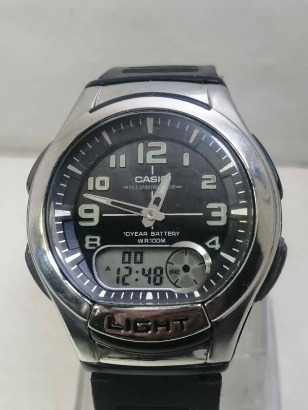 Casio AQ-180W Dual time 0