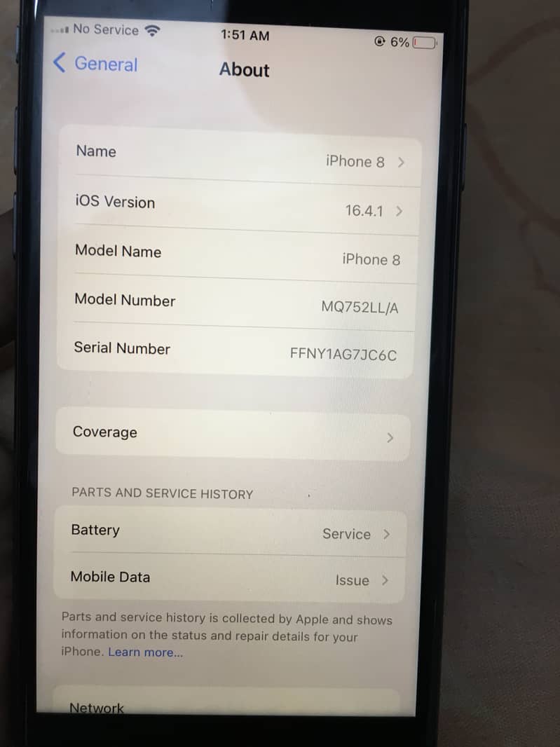 iPhone 8 black color 64GB 6