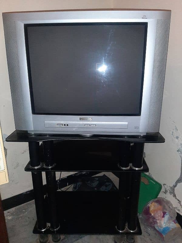 TV with Trolley 0