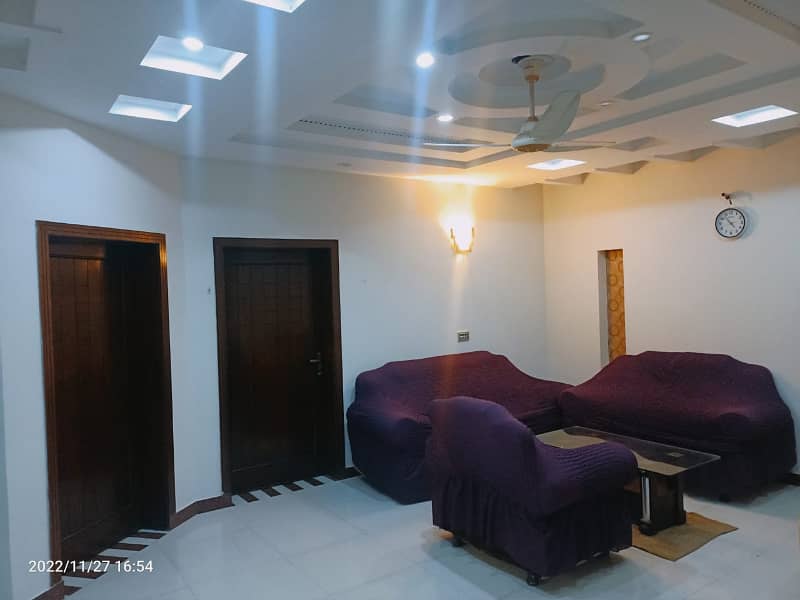 UPPER PORTION OF 10 MARLA EXCELLENT NEW CONDITION LUXURY GOOD HOUSE FOR RENT IN GULBAHAR BLOCK BAHRIA TOWN LAHORE 12