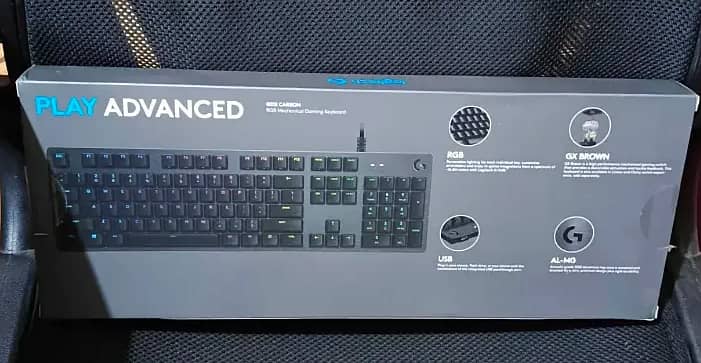 Logitech G512 Carbon Cherry MX Brown RGB Mechanical Gaming Keyboard 1