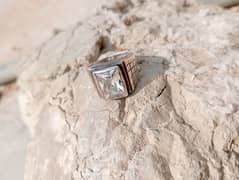 american zircon ring for men