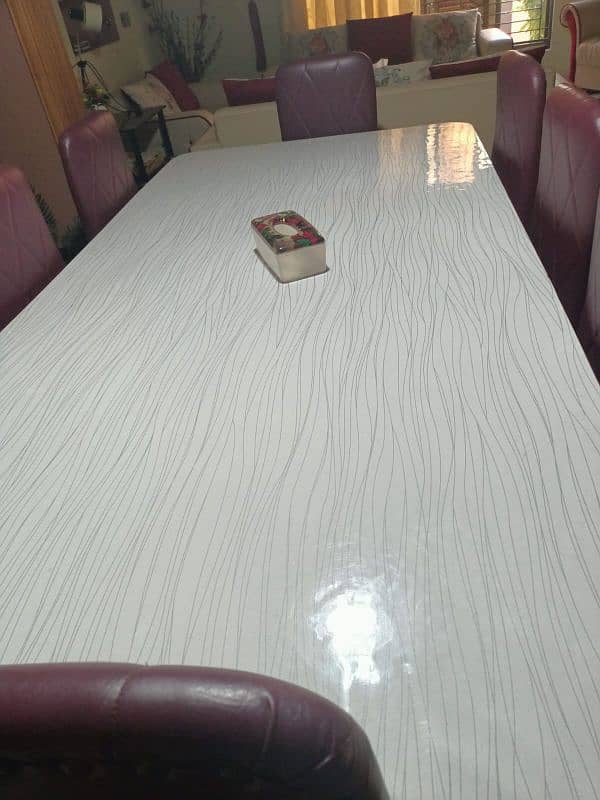 8 set dining table good quality 2