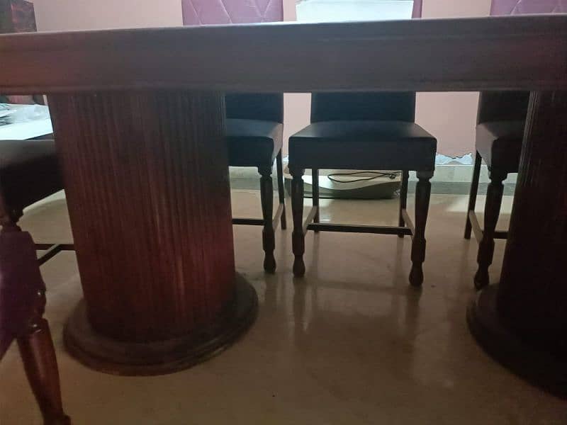 8 set dining table good quality 8