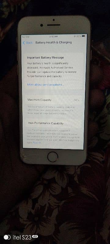 iPhone 8 (64gb) all ok glass break hai  non pta 6