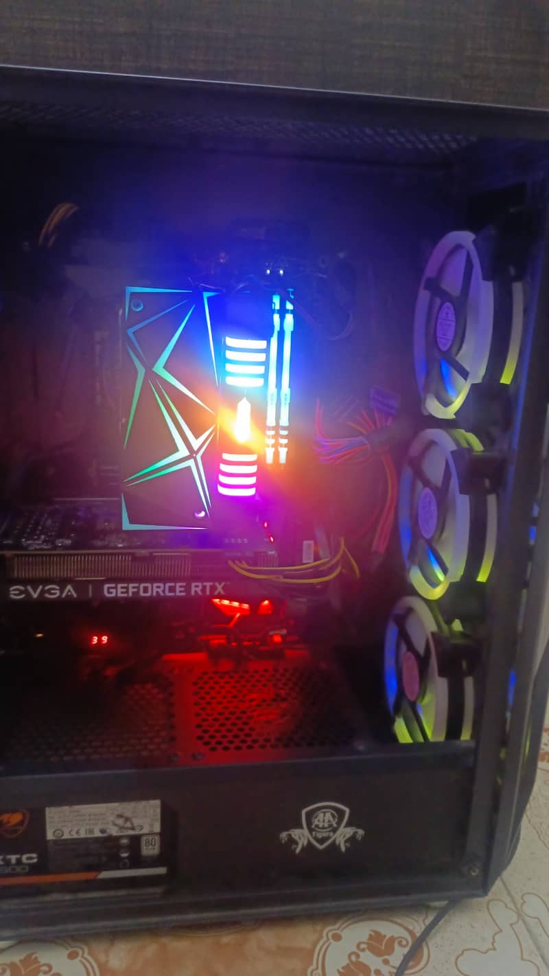 intel I7-7700k Gaming PC with Rx 590 8gb Card 0