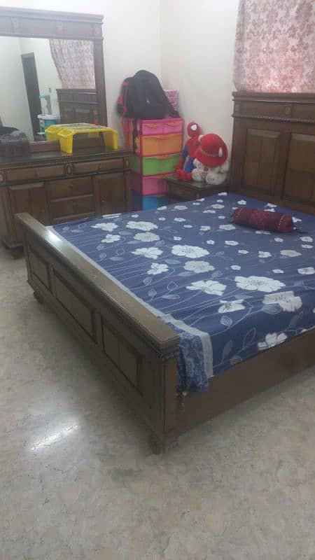 Wooden bedroom set 2