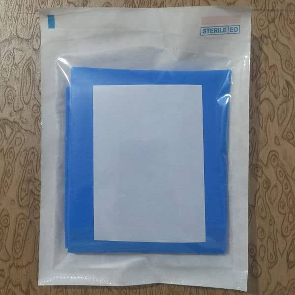 Non woven disposable surgical isolation reinforce doctor gown 50 60GSM 9