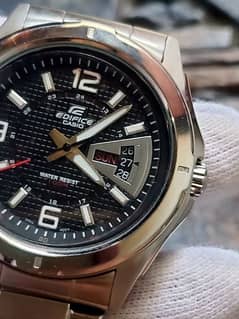 BRAND NEW MEN'S WATCH CASIO EDIFICE EF-129D-1AVEF.  BRAND NEW.