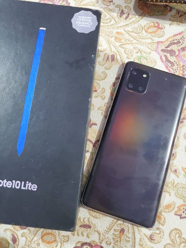 Samsung Note 10 Lite with IMEI match Box.  Official PTA approved. 5