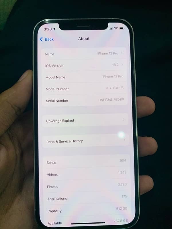 iPhone 12 Pro 512GB Non Pta JV with Chip 6