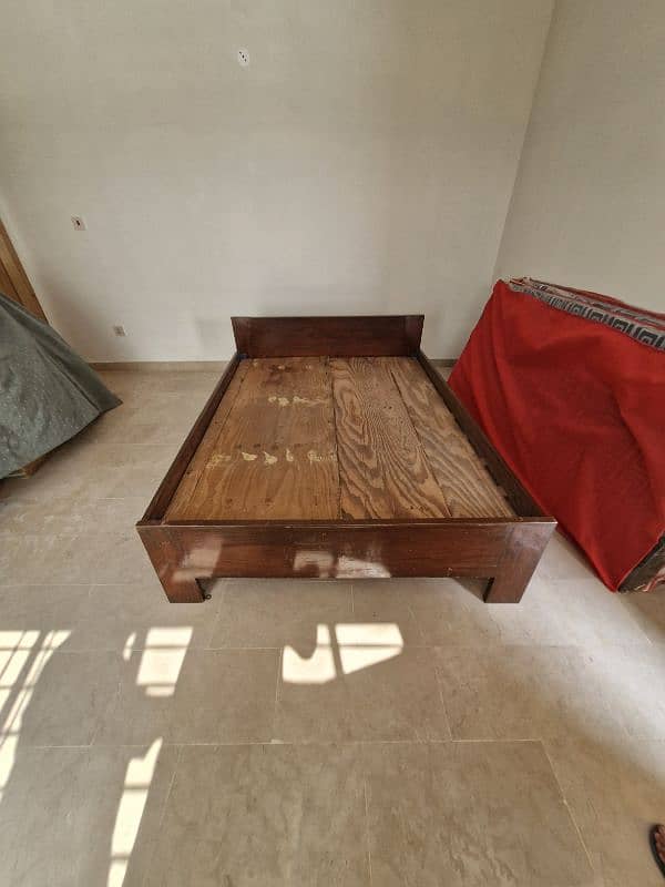 Wooden Bed Queen Size for Sale 4