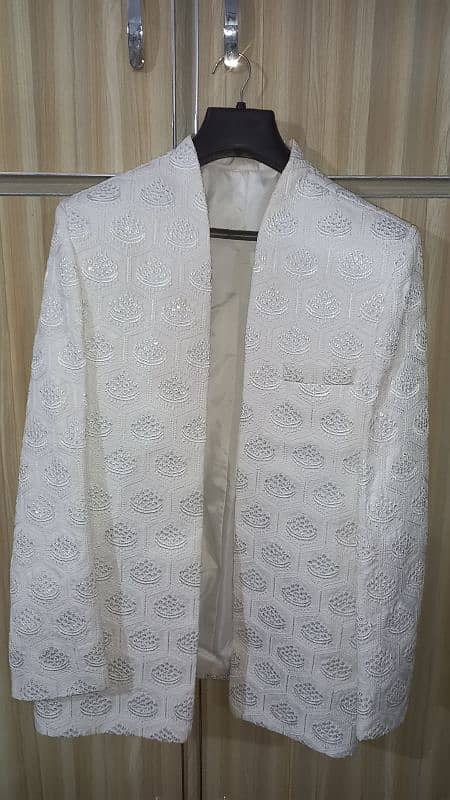 nikah coat with shose and kurta pjama 1