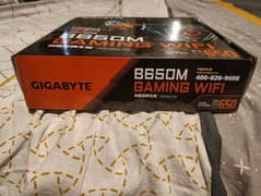 Gigabyte B650M Gaming WiFi Motherboard, B650 Chipset, AMD AM5,