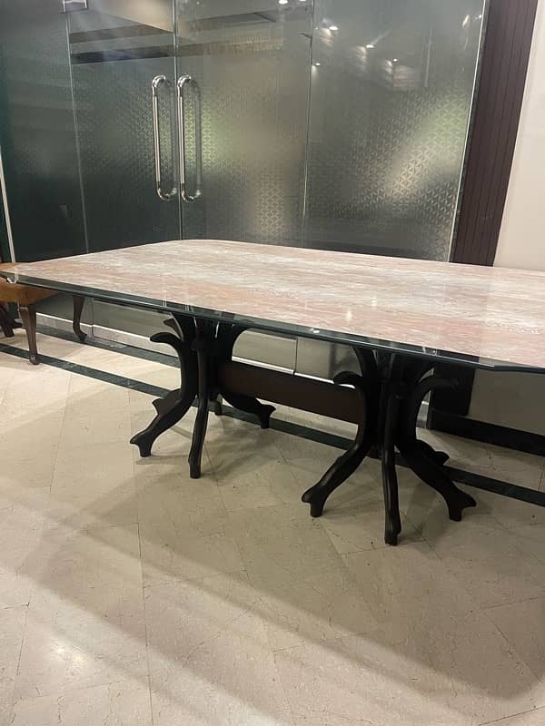 Glass dining table 3