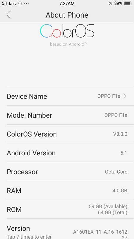 oppo f1s 9