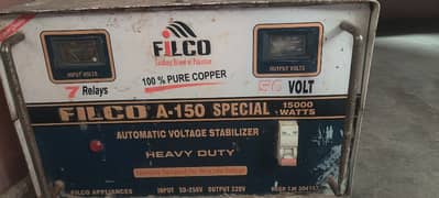 Filco Stabilizer 15000 watts/100% pure copper