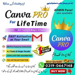 CANVA PRO LifeTime, 100% Lifetime warranty 24/7 Fast Activation