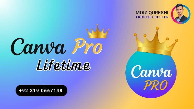 CANVA PRO LifeTime, 100% Lifetime warranty 24/7 Fast Activation 3