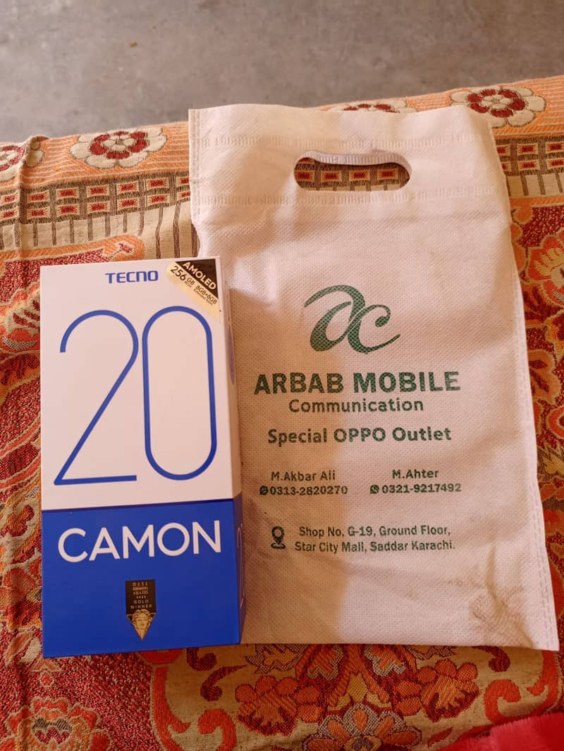 Tecno Camon 20 10/10 Condition Urgent Sell 5