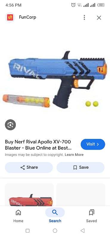 nerf gun toy rival Apollo atlas stryfe kids fun 1