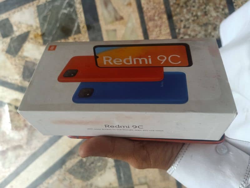 Redmi 9c with box 1