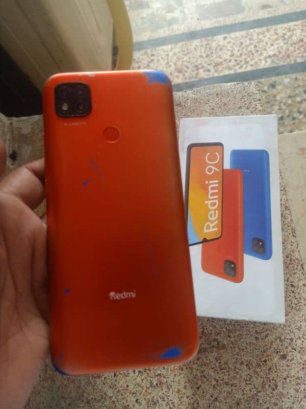 Redmi 9c with box 2