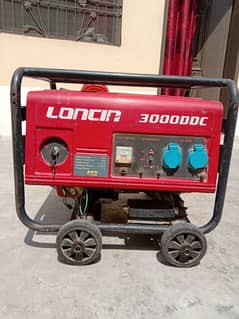 Loncin 3kv generator good condition petrol and gas working