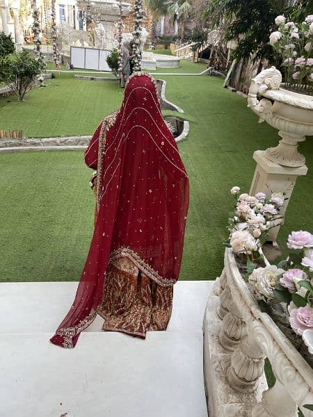 barat red farshi lehnga 2