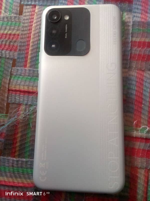 Tecno spark 8c new condition no box no charge only mobile hAi 0