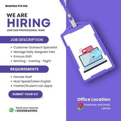 Customer Outreach Jobs Available for Female Staff