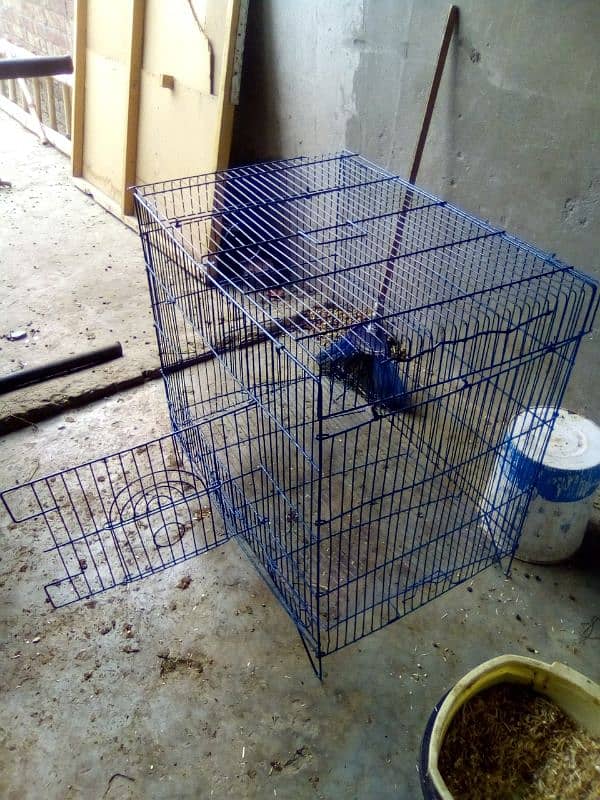 folding cage good condition 10/10 mote tar ma ha contact 03194461501 2