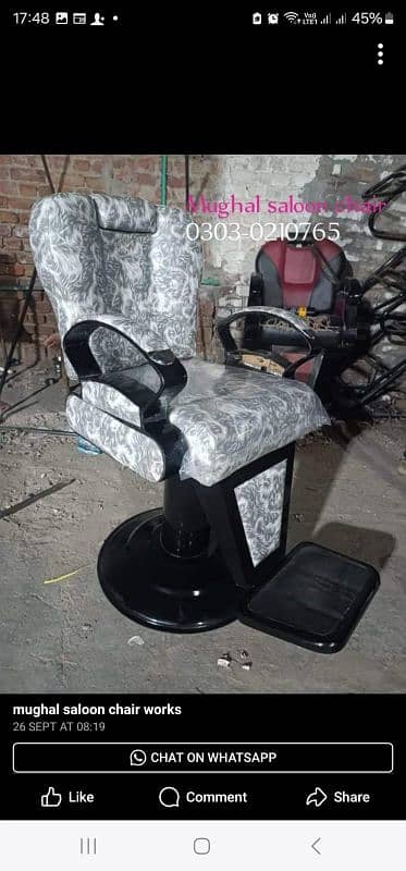 salon chairs mani pedi cure troylle hair wash unit etc 5