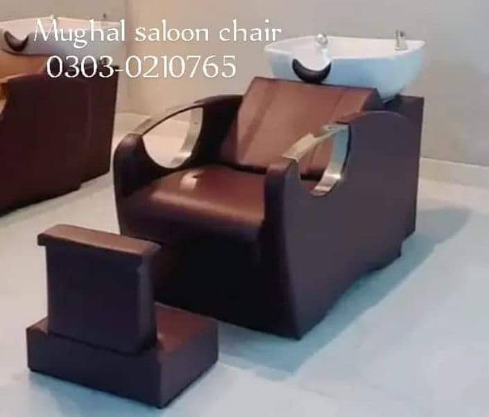 salon chairs mani pedi cure troylle hair wash unit etc 7